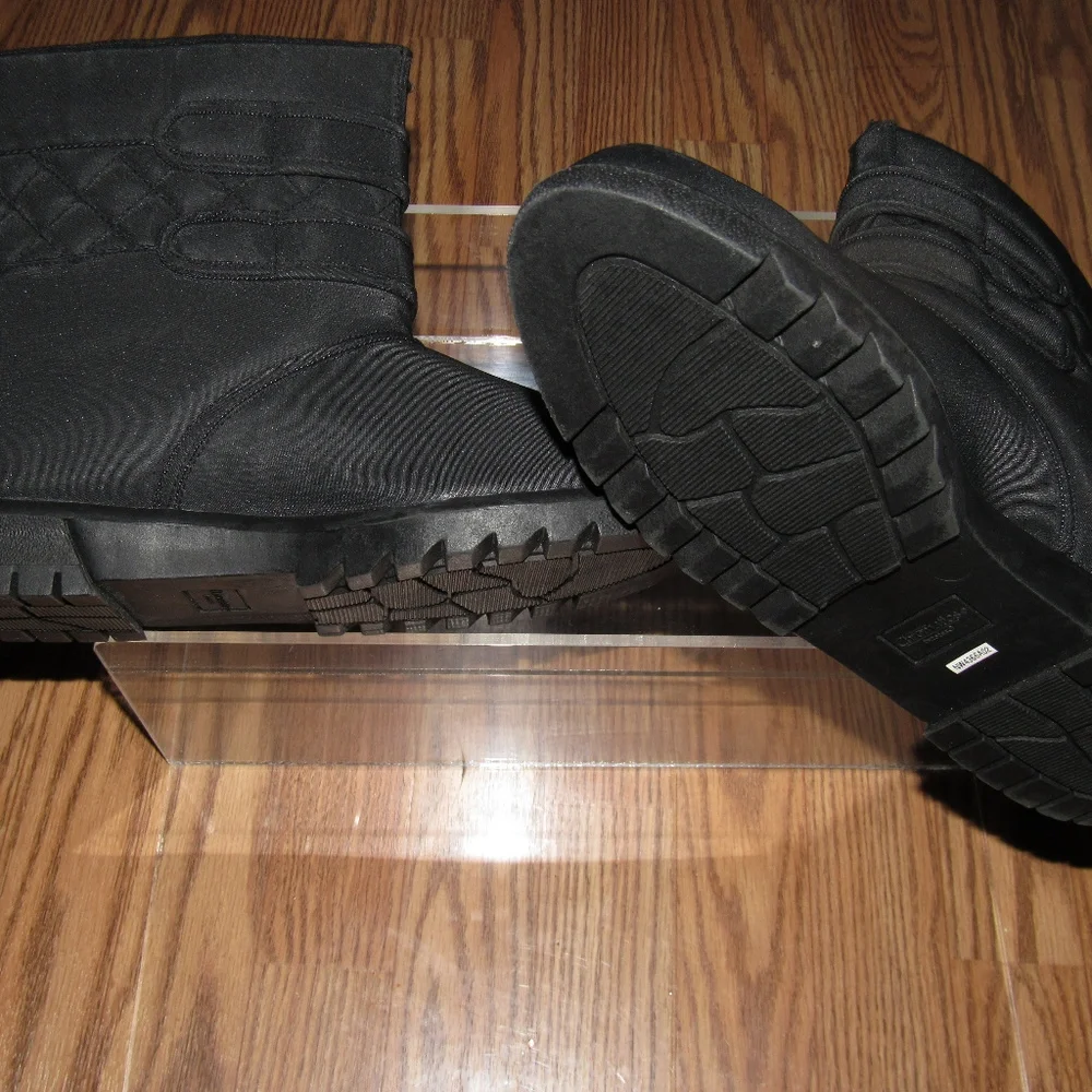 CHROMATICS by Totes Black Waterproof Booties Sz 9M